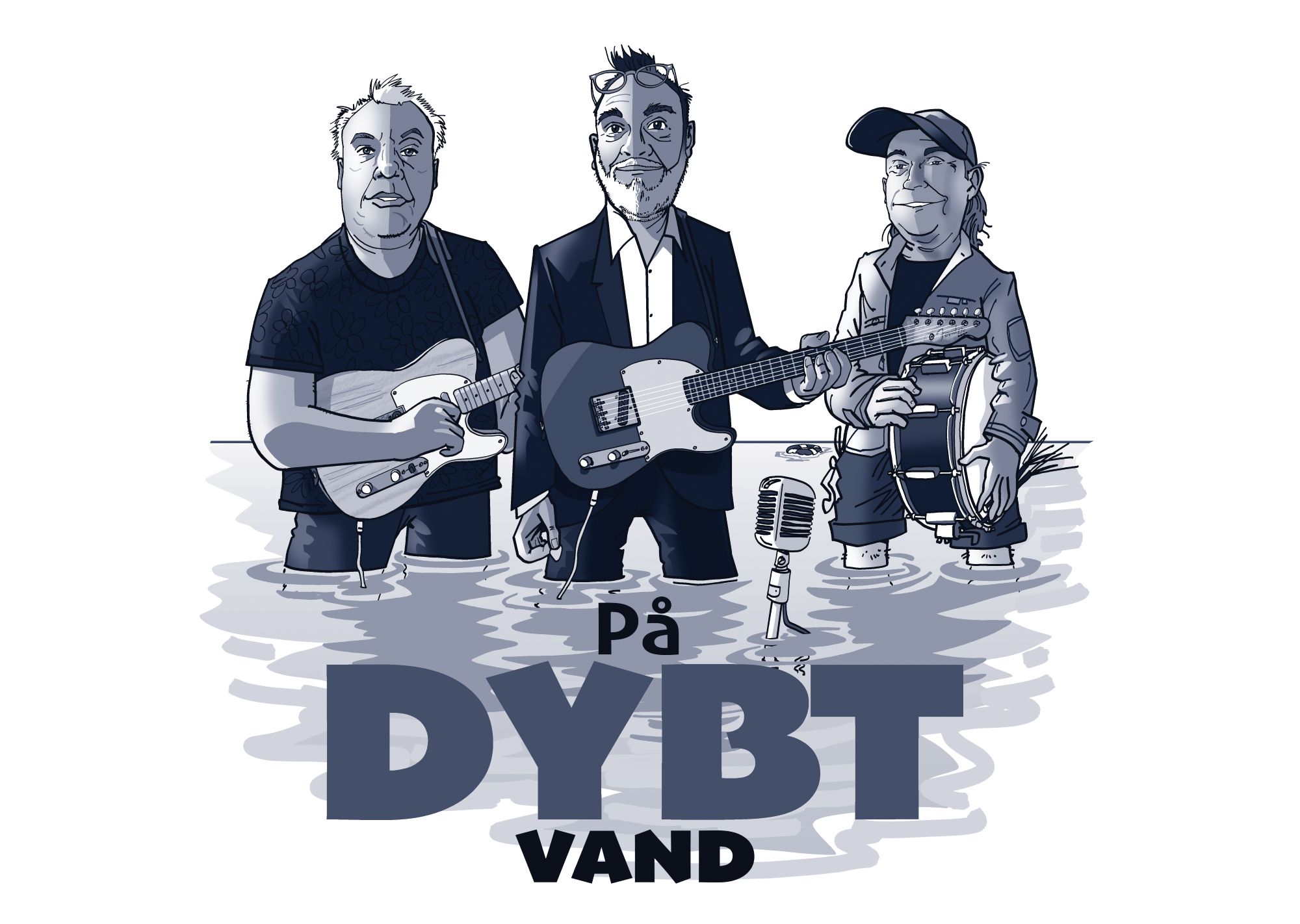 På dybt vand logo